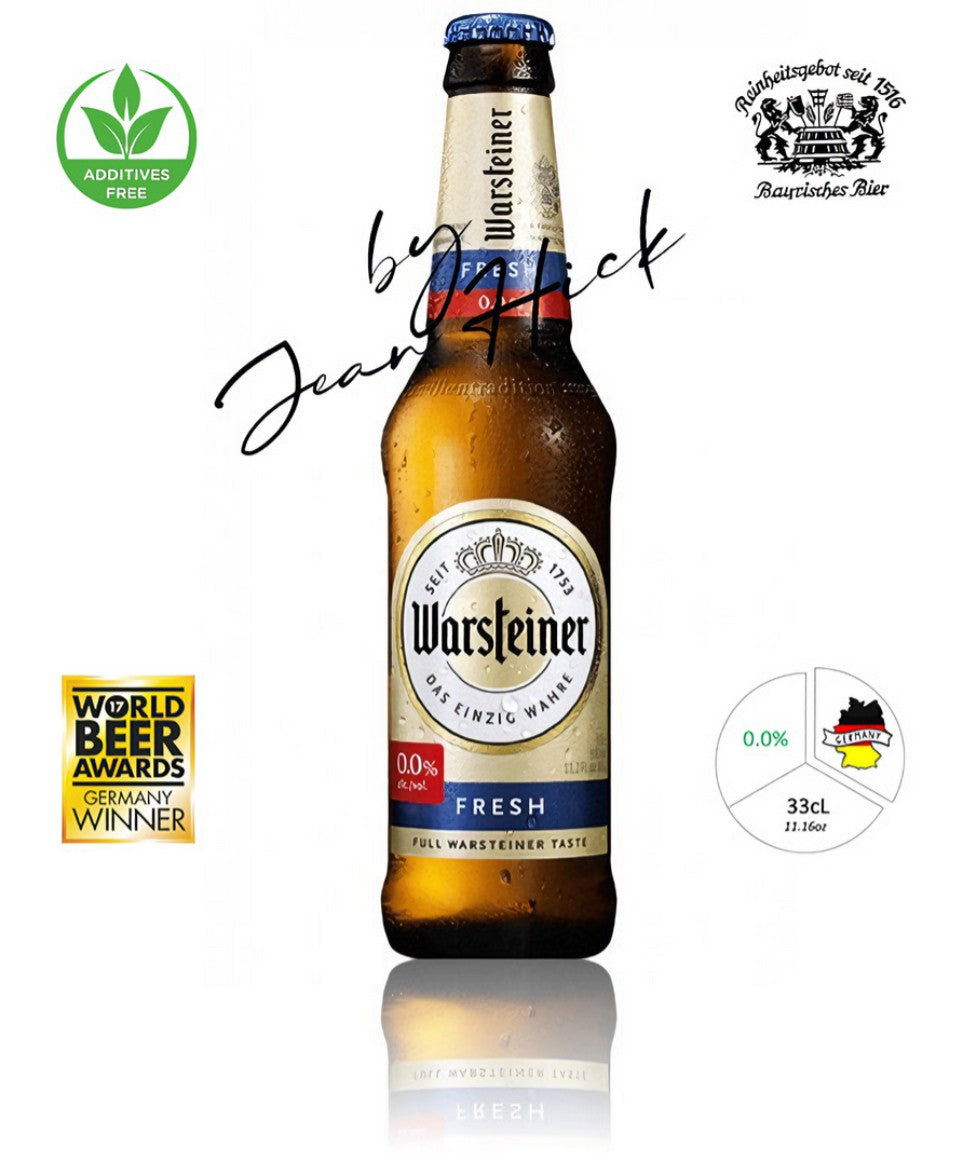WARSTEINER 0.0% — pilsener premium fresh beer