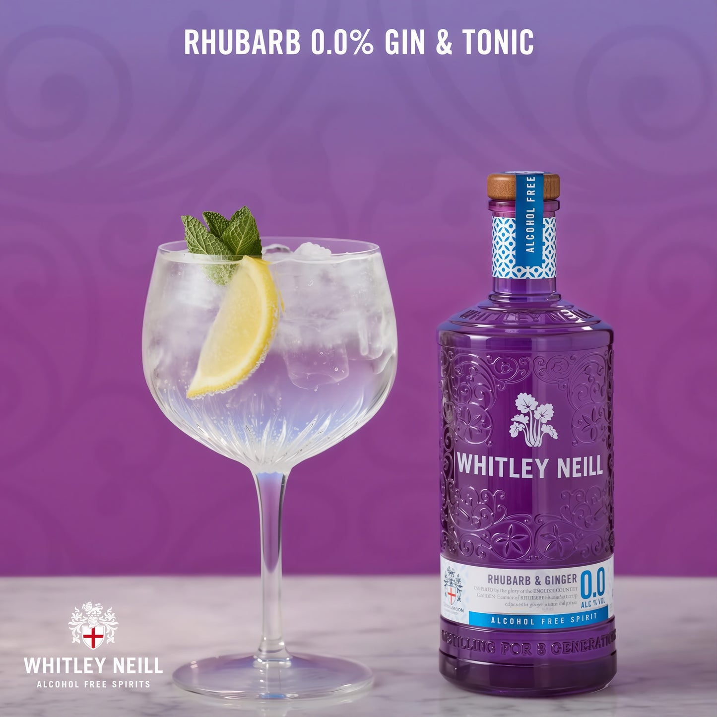 WHITLEY NEILL — rhubarb & ginger 0.0% (gin style)