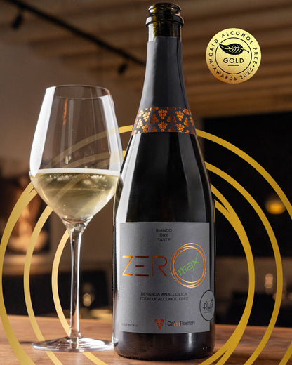 CA' DA ROMAN ZEROMAX 0.0% — piwi bio white estra-dry sparkling wine